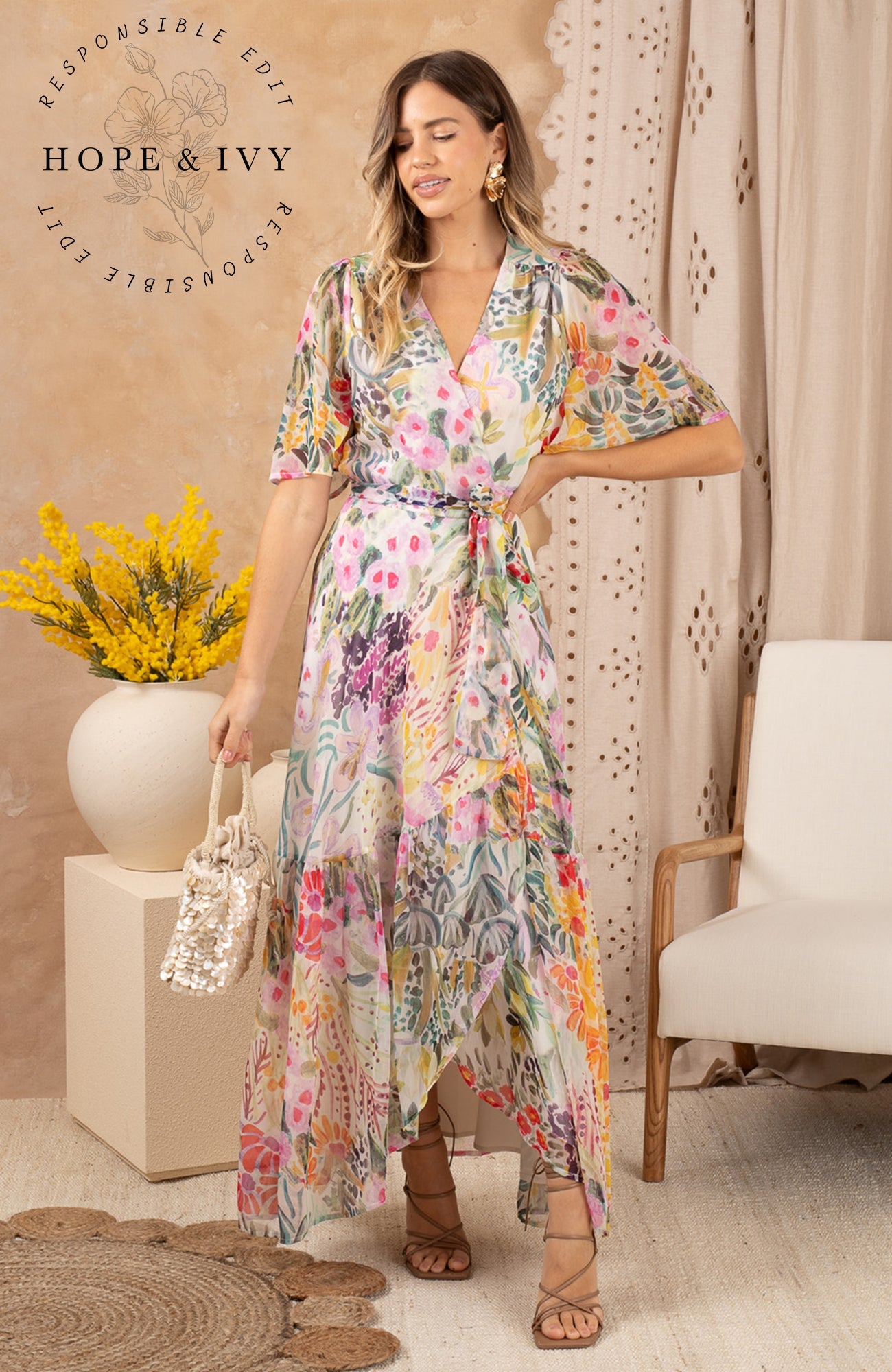 Hope and ivy maxi dress online