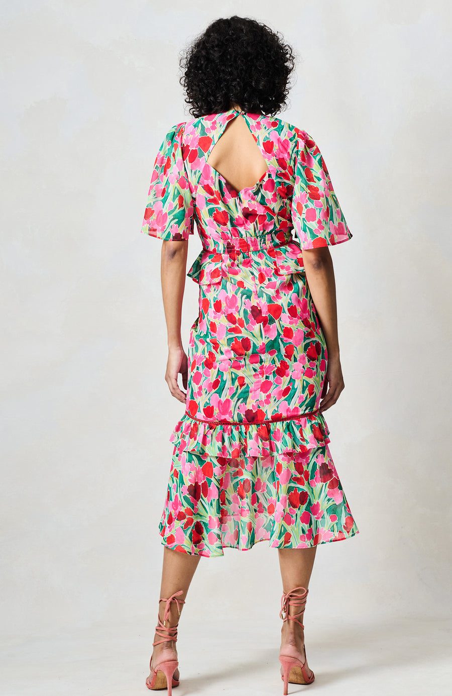 rosemary printed midi dress The Rosemary – HOPE & IVY