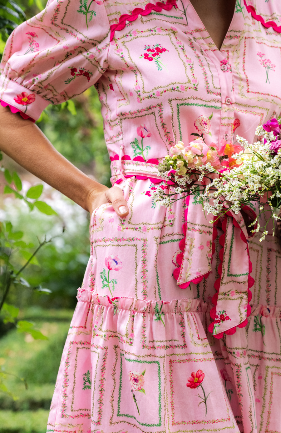 luxury embroidered dresses for birthdays The Winnie main image 1