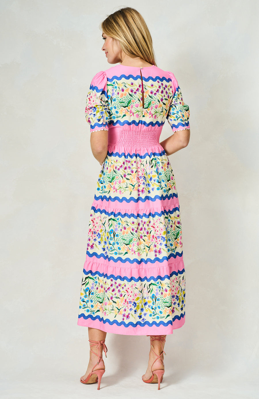meredith floral embroidery a-line dress Timeless elegance from every angle. The Meredith Floral Embroidery A-Line Dress features a stunning illusion neckline and beautiful, intricate detailing perfect for your next special event. ,
