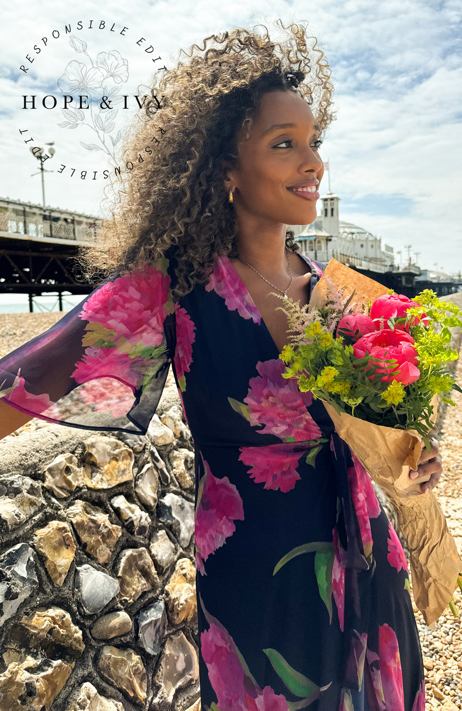 The Ashia HOPE IVY Women s Occasionwear With Beautiful Embroidery Prints