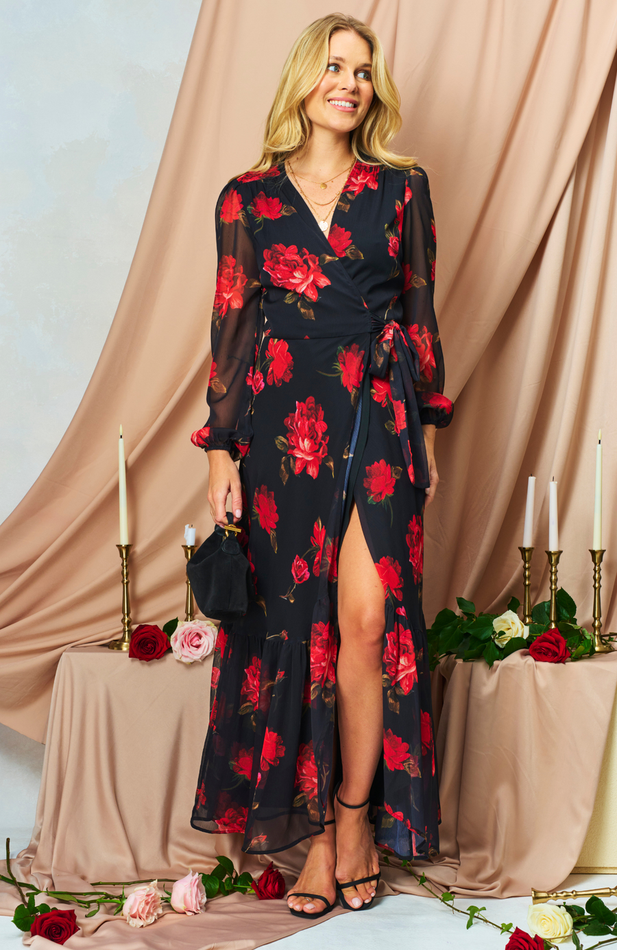 camilla silk wrap dress Camilla floral-print Silk Dress | Green
